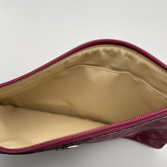 Coach F67516 Peyton Dream C Bordeaux Tech iPad Tablet Pouch Case Clutch Coquette - Picture 6 of 8